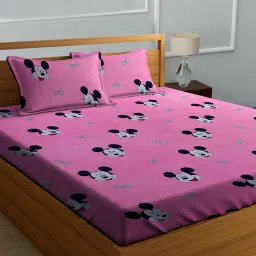 165 TC Cotton Double Cartoon Flat Bedsheet-25