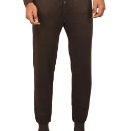 LUX COTT'S WOOL Brown Thermal Men Pyjama Thermal-image-36