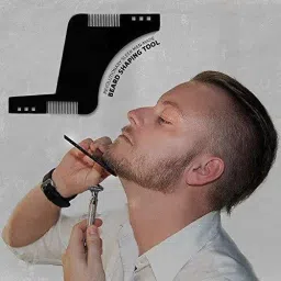 nispruhay Styling Shaping Template Beard Comb Tool Symmetry Trimming Shaper Stencil,Shaving Company Beard Shaper ToolPack Of 1 image 5