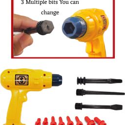 babro Mechanical Tool Kit Toy Set for Kids, Pretend Play Toy, Engineer Workshop Tool image 2