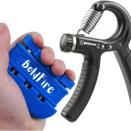 Latest New Finger Exerciser With Wrist Exerciser Forearm Strengthener (2 Pack) Hand Grip/Fitness Grip-image-50