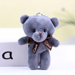 MIK CUTE SOFT TEDDY PACK OF 6 KEY CHAIN FOR MULTI PURPOSE USE BEST FOR GIFT HANG ON PURSE image 5