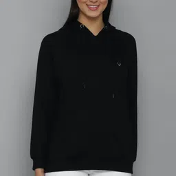 allen solly Women Full Sleeve Solid Hooded Sweatshirt-picture-41
