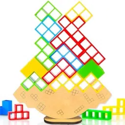 24 Pcs Balance Stacking Blocks Game, Rocking Stack Balance Game-12