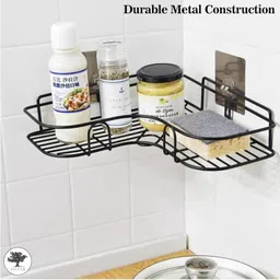 m y Bathroom Wall Shelf for Bathroom Shower Caddy pack of 1 Iron Wall Shelf-picture-27