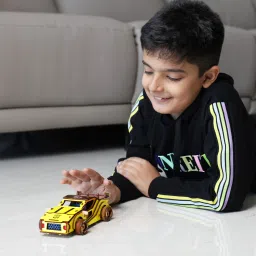thinkerplace Transformers Bumblebee DIY Car Kit | Build, Learn & Play image 5