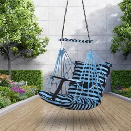Cotton Baby Swing 1 to 6 Year Folding & Washable With Safety Belt baby chair Swings-image-36