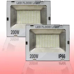 200 Watt Ultra Thin Slim Ip65/IP66 LED Flood Outdoor Light Cool White Waterproof Pack of 2 Flood Light Outdoor Lamp-image-12