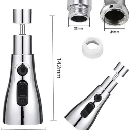 shubhentp SINK FAUCET HEAD 3 FUNCTION Faucet Mount image 2