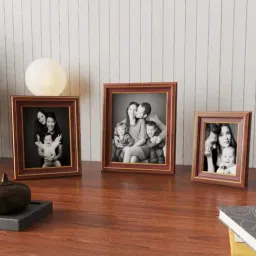 Brown Synthetic Wood (Set of 3) Photoframes by Art Street-picture-9