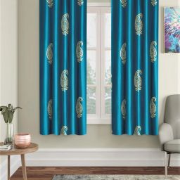 153 cm (5 ft) Polyester Semi Transparent Window Curtain (Pack Of 2)-21