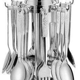 Spoon Set of 25 (6 Master Spoons, 6 Tea Spoons, 6 Forks, 6 Soup Spoons) Stainless Steel Cutlery Set-15