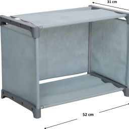 flipkart perfect homes studio Metal Open Book Shelf image 4