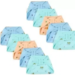 newbornBabyCottonClothDiaper Langot nappy Washable Reusable 0-6Months Pack of10-12