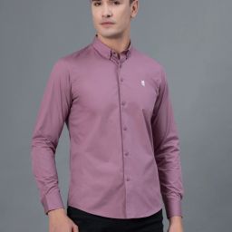 Men Regular Fit Solid Button Down Collar Casual Shirt-image-32