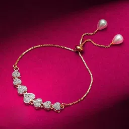 Alloy Diamond Gold-plated Bracelet-image-83