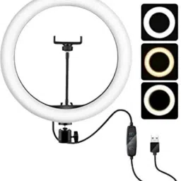 Krittoe 12 inch Ring Light ONLY with 3 Color Modes Dimmable ring light Ring Flash image 3