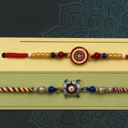 Designer 123852963 Mauli Thread Rakhi Set-image-32