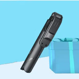 POZUB BT Selfie Stick Tripod Mobile Holder Gimbal Photo Clicker Video Shuter+Carry Bag Tripod, Monopod, Monopod Kit, Tripod Ball Head, Tripod Bracket, Tripod Clamp, Tripod Kit image 5