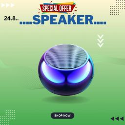 Clairbell Bluetooth Speaker M3 Plus with Mic, Hand-Free Wireless Portable 5W SpeakersA21 5 W Bluetooth Laptop/Desktop Speaker-15
