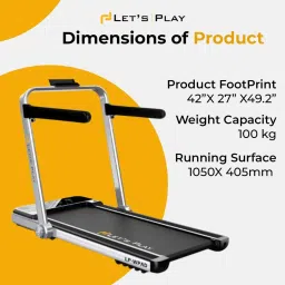 let's play WALKING PAD 2 in 1 Foldable Treadmill | 2.5HP Motor | Walking & Running Machine Treadmill image 5