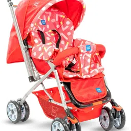 Little Explorer Baby Stroller for 0-3 Years, Baby & Kids, 5 Point Safety Harness Pram-16