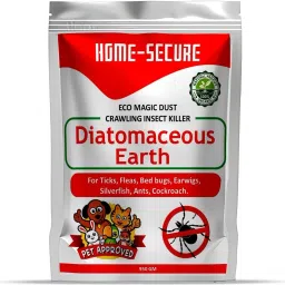 Organic Diatomaceous Earth Crawling Insects Repellent For Ticks, Fleas, Bedbugs-14