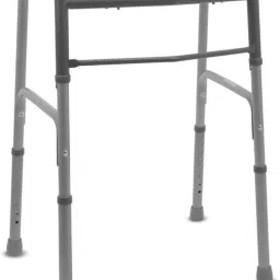 Steel Frame Height Adjustable 2-Button Folding Walker Walking Stick-image-37