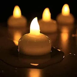 niralasa LED Light Diya with Water Sensor | Water Sensor Electric Diya | Floating Lamp Candle image 4