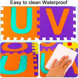 kettoby Alphabets and Numbers , Learning & educational Blocks Puzzle Foam Mat for Kids image 5