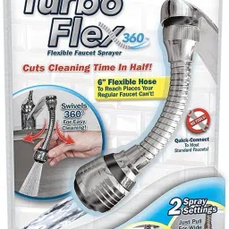 Flexible 360 Degree Sink Sprayer Tap Turbo Flex 361 Faucet Nozzle-19