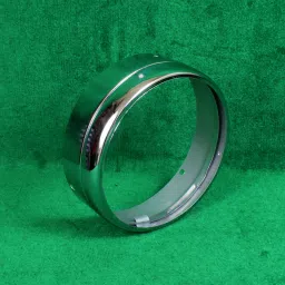 BULLET HEADLGHT ACCESSORIES INNER & OUTER RING GRILL CHROME MADE IN INDIA Bike Headlight Grill-14