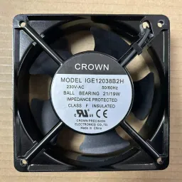Enormity CROWN IGE12038B2H Axial Fan 220V-21/19W DC Brushless Air Cooling Fan 12038 2Pin Cooler-image-44
