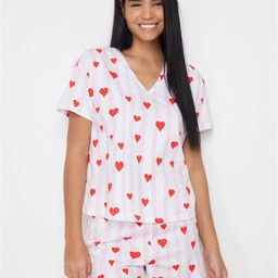 Trendyol V-Neck Printed Pure Cotton Night suit-image-10