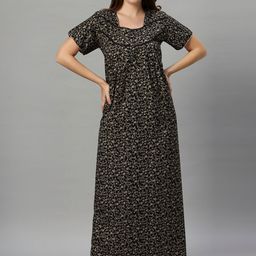 QUIRA Printed Maxi Nightdress-image-81