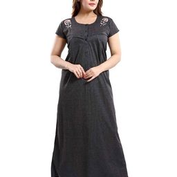 Fabme Nursing Striped Maxi Nightdress-image-30