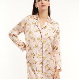 mackly Floral Printed Nightdress-image-65