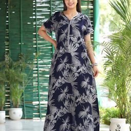G4Girl Printed Maxi Nightdress-image-55