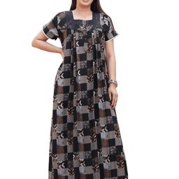 G4Girl Printed Maxi Nightdress-image-34