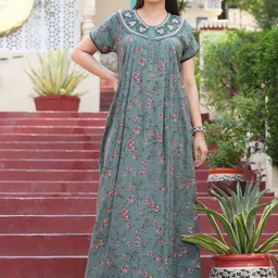G4Girl Printed Maxi Nightdress-picture-6