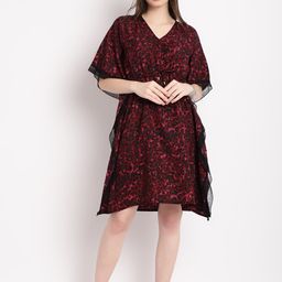 EROTISSCH Animal Printed V-Neck Kaftan Nightdress-picture-43