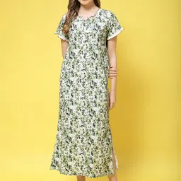 Claura Floral Printed Maxi Nightdress-picture-43