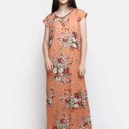V-Mart Floral Printed Maxi Nightdress-image-20