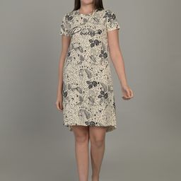 MAYSIXTY Floral Printed Pure Cotton T-shirt Nightdress-image-53