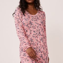 La Vie en Rose Women Pink Printed Nightdress-image-62