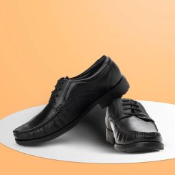 MOCCA ZERO G Genuine Leather Lace Up Shoes For Men-image-4