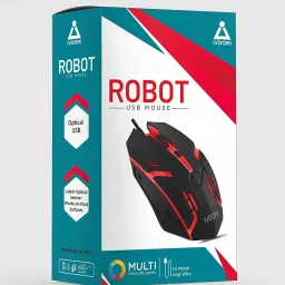 iVoomi Venom Mini Wired Keyboard + Robot Wired Mouse Combo Set image 5