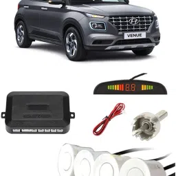 PKNA0206 White Car Reverse Parking Sensor with LED Display 4 Sensor PKNA0206 Parking Sensor-picture-0