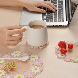 ksquare Trivet Pink Set Of 3 Matte Trivet image 4