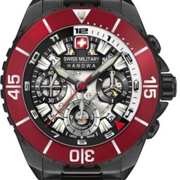 Swiss-Made Automatic Black Dial Watch comes with Black stainless steel Analog Watch - For Men 05-5342.13.007-image-24